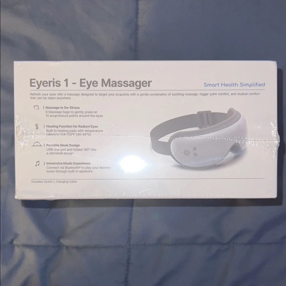 RENPHO Eyeris 1 Eye Massager - Gray & Neck/Shoulder Wrap